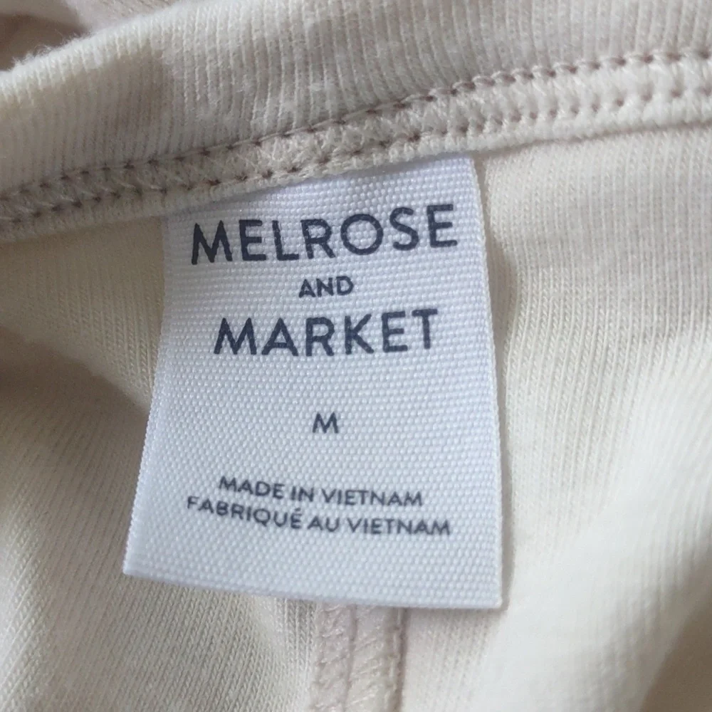 Melrose and Market Women's Long Sleeve Crewneck Top in Light Cream - Medium - Picture 7 of 7